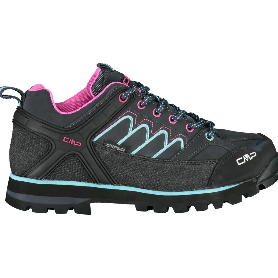 CMP Multisportschuhe-- Women's Moon Low Trekking Shoe Waterproof - Multisportschuhe Antracite / Acqua