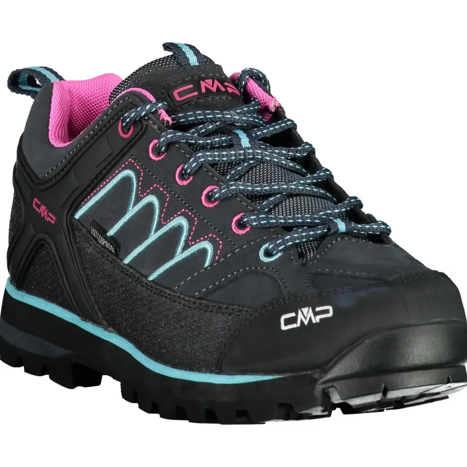 CMP Multisportschuhe-- Women's Moon Low Trekking Shoe Waterproof - Multisportschuhe Antracite / Acqua