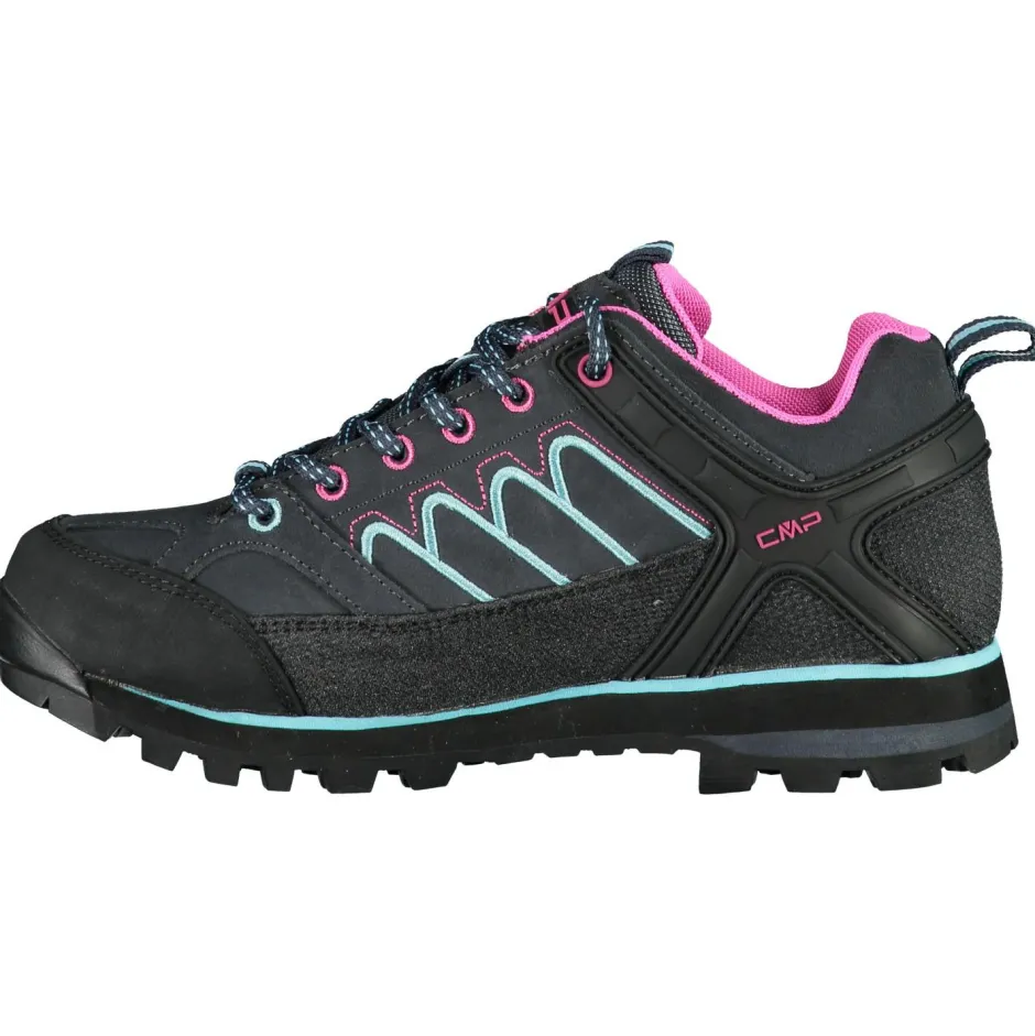 CMP Multisportschuhe-- Women's Moon Low Trekking Shoe Waterproof - Multisportschuhe Antracite / Acqua