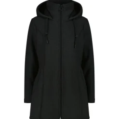 CMP - Women's Parka Fix Hood Bonded Knitted w. Fur - Fleecejacke
