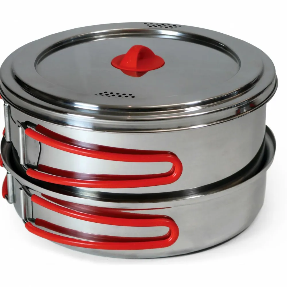 Coghlans - Edelstahlkochset 'Family' - Topf Stainless Steel Clearance