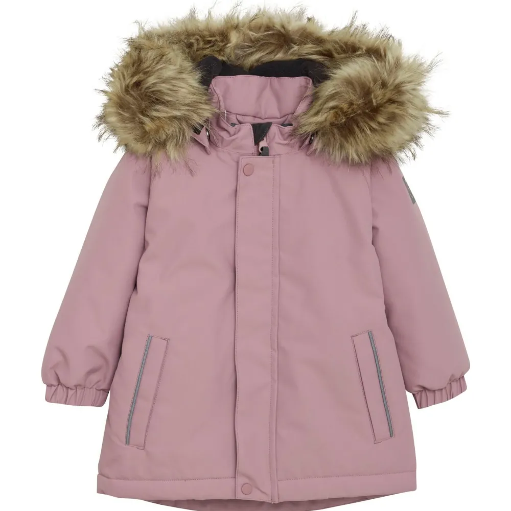 - Baby Girl's Parka with Fake Fur - Winterjacke < Color Kids Online
