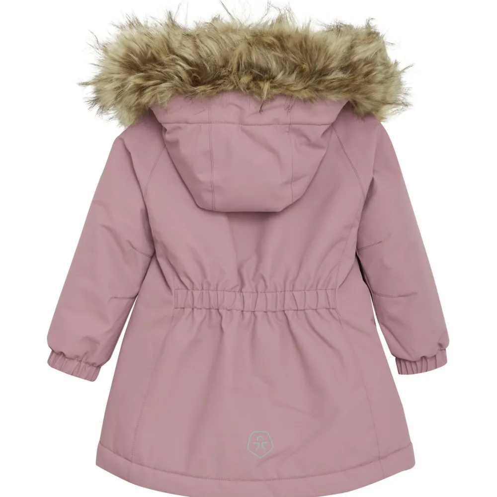 - Baby Girl's Parka with Fake Fur - Winterjacke < Color Kids Online