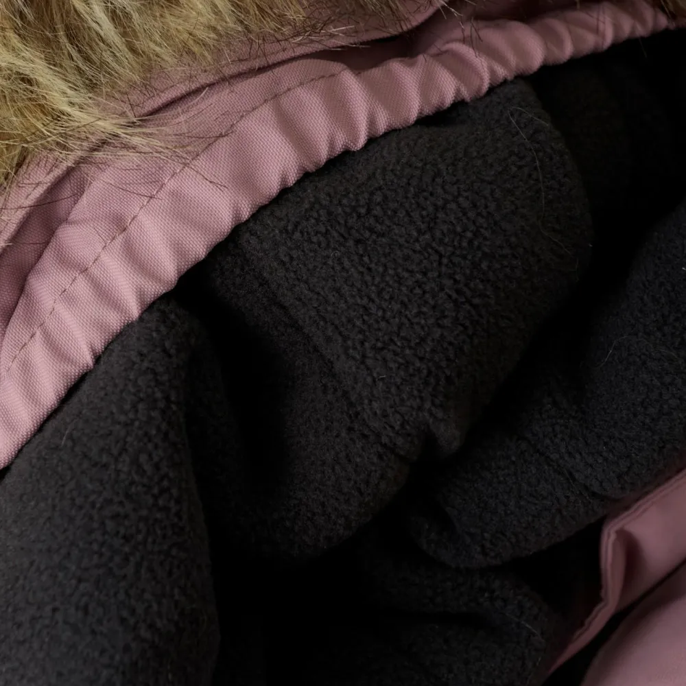 - Baby Girl's Parka with Fake Fur - Winterjacke < Color Kids Online