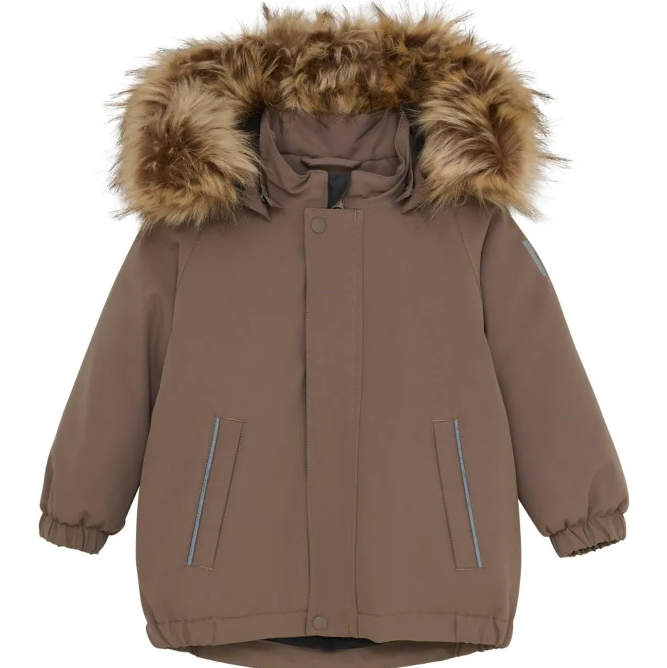 Kinder Color Kids - Baby's Parka with Fake Fur - Winterjacke
