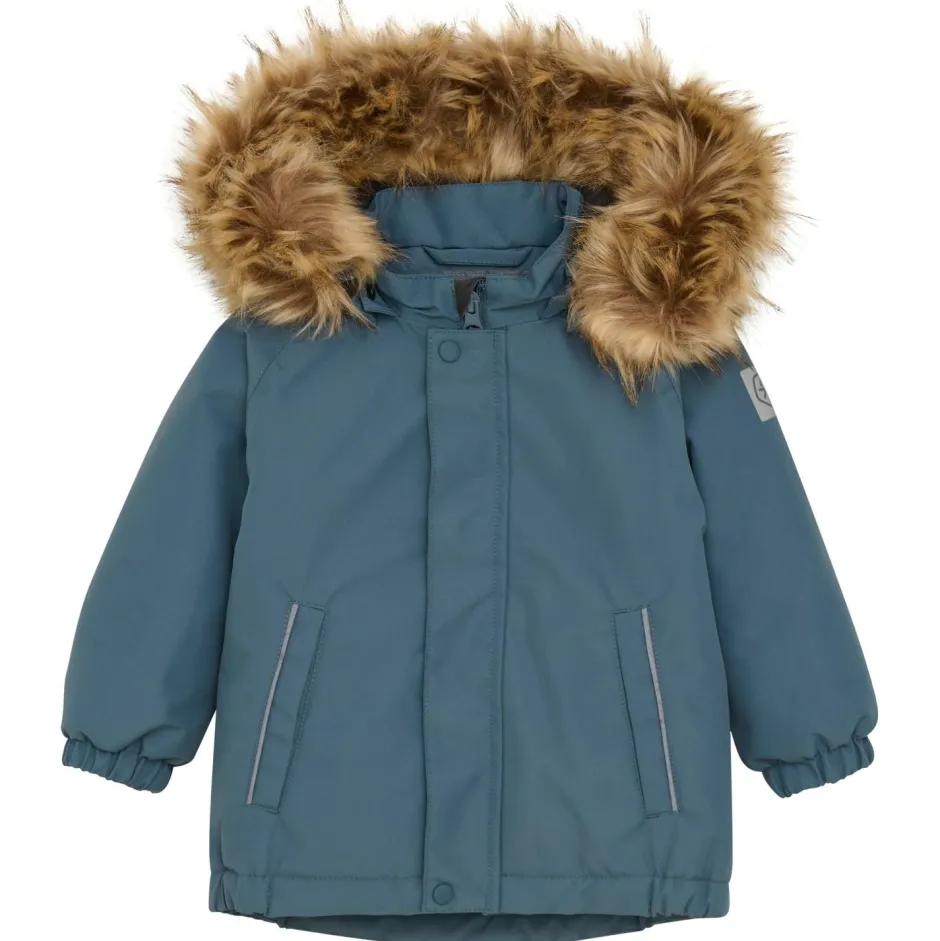 Kinder Color Kids - Baby's Parka with Fake Fur - Winterjacke
