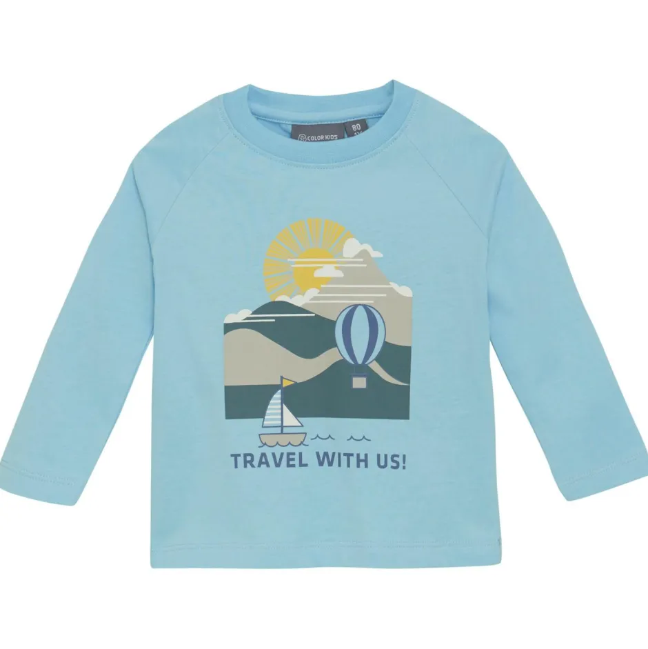 Kinder Color Kids - Baby T-Shirt with Chestprint L/S - Longsleeve