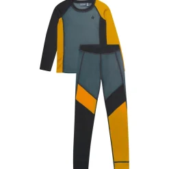 Color Kids - Kid's Ski Underwear Colorblock - Kunstfaserunterwäsche Hot