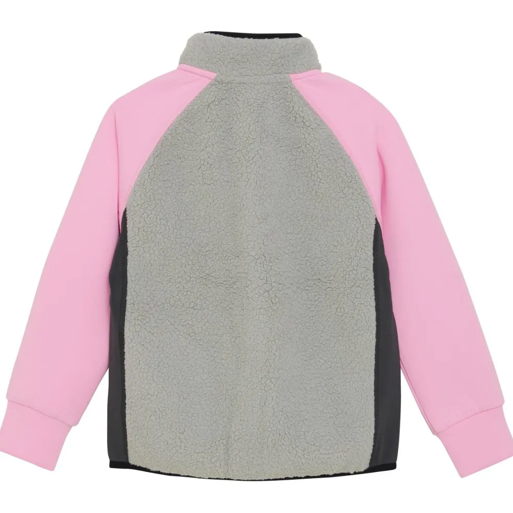 - Kid's Teddy Jacket with Fleece Sleeves - Fleecejacke < Color Kids Outlet