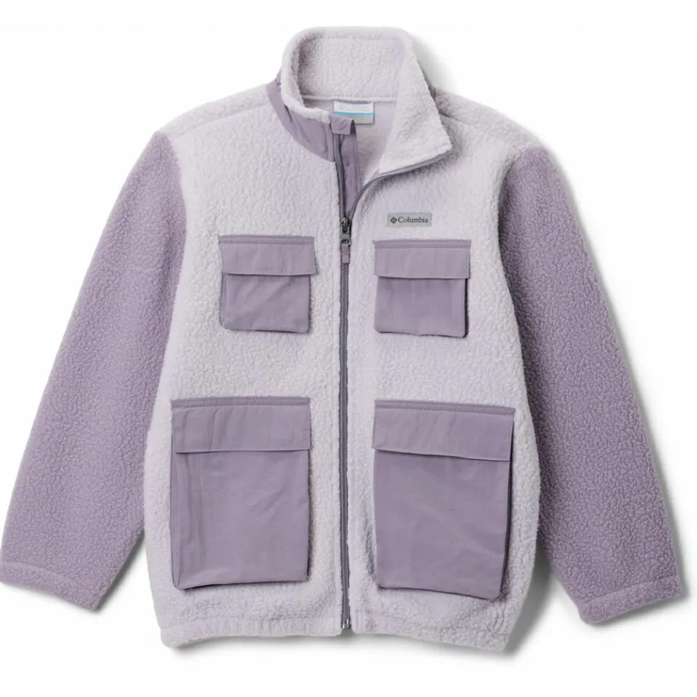 - Kid' Japer Ridge Pebbed Feece Fu Zip - Feecejacke < Columbia