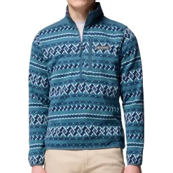 - weater Weather Printed Haf Zip II - Feecepuover < Columbia Hot