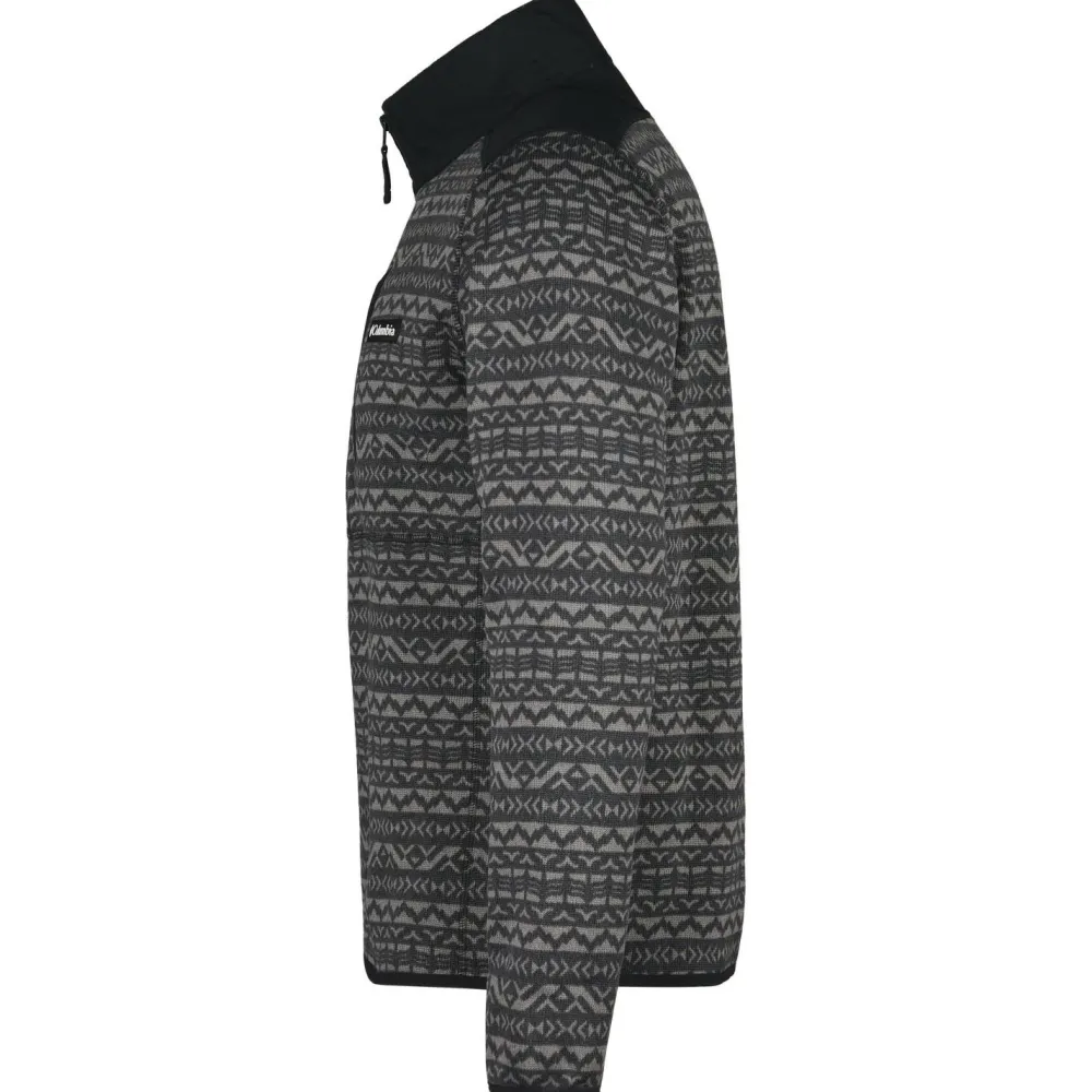 - weater Weather Printed Haf Zip II - Feecepuover < Columbia Hot