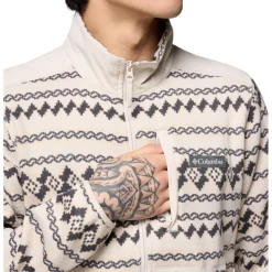- weater Weather Printed Haf Zip II - Feecepuover < Columbia Hot