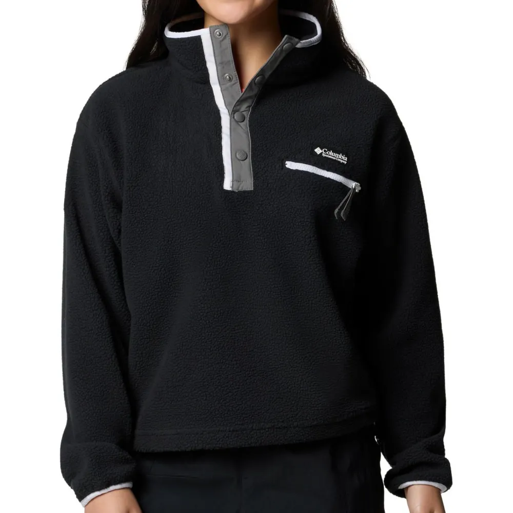- Woen' Hevetia II Cropped Haf nap Feece - Feecepuover < Columbia Online