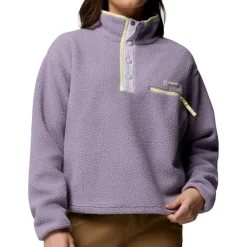 - Woen' Hevetia II Cropped Haf nap Feece - Feecepuover < Columbia Online