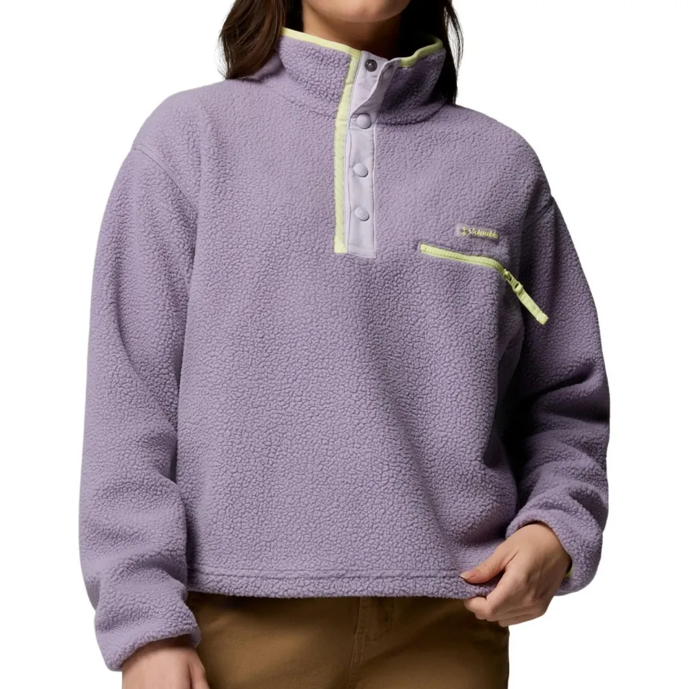 - Woen' Hevetia II Cropped Haf nap Feece - Feecepuover < Columbia Online