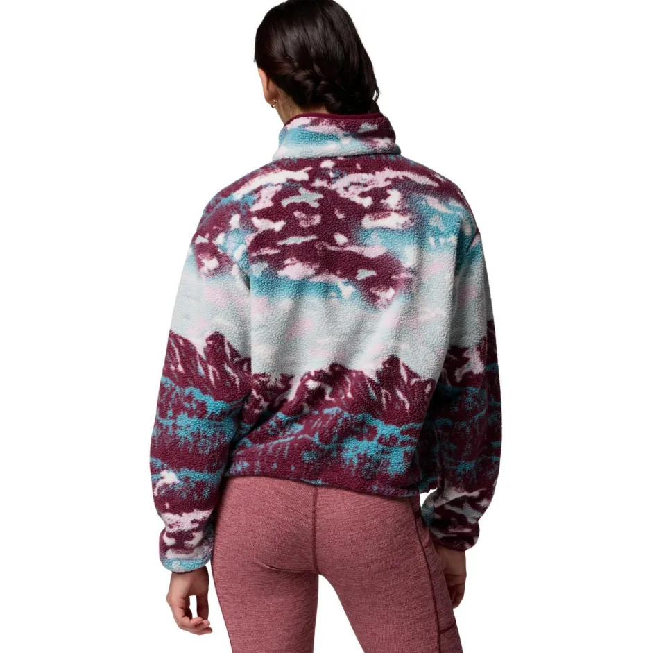 Columbia Trekkingbekleidung|Alltagsbekleidung-- Women's Helvetia II Printed Cropped Half Snap - Fleecepullover