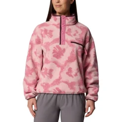 Columbia Trekkingbekleidung|Alltagsbekleidung-- Women's Helvetia II Printed Cropped Half Snap - Fleecepullover