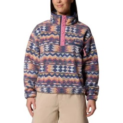 Columbia Trekkingbekleidung|Alltagsbekleidung-- Women's Helvetia II Printed Cropped Half Snap - Fleecepullover