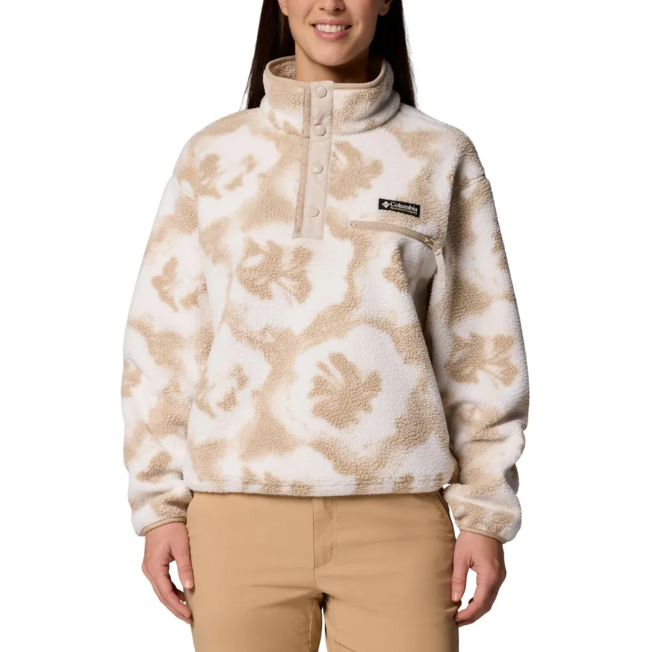 Columbia Trekkingbekleidung|Alltagsbekleidung-- Women's Helvetia II Printed Cropped Half Snap - Fleecepullover