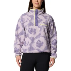 Columbia Trekkingbekleidung|Alltagsbekleidung-- Women's Helvetia II Printed Cropped Half Snap - Fleecepullover