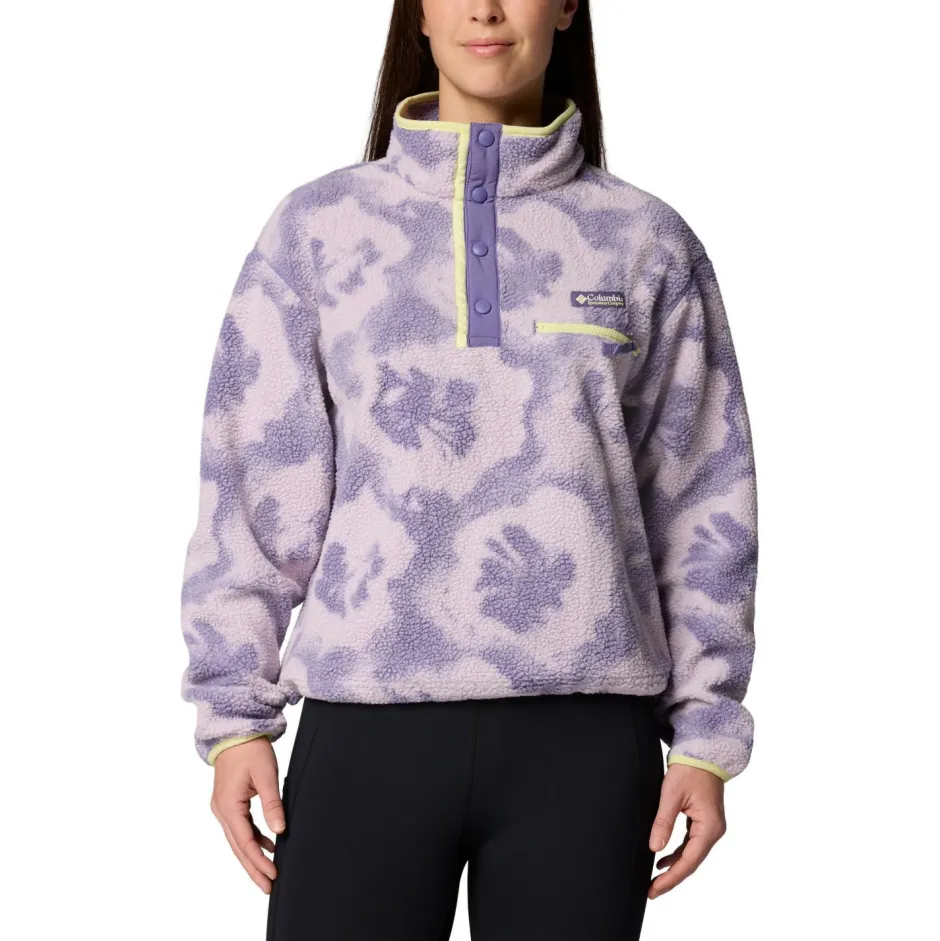 Columbia Trekkingbekleidung|Alltagsbekleidung-- Women's Helvetia II Printed Cropped Half Snap - Fleecepullover