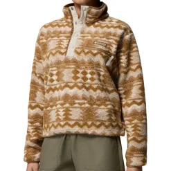 Columbia Trekkingbekleidung|Alltagsbekleidung-- Women's Helvetia II Printed Cropped Half Snap - Fleecepullover