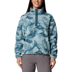 Columbia Trekkingbekleidung|Alltagsbekleidung-- Women's Helvetia II Printed Cropped Half Snap - Fleecepullover