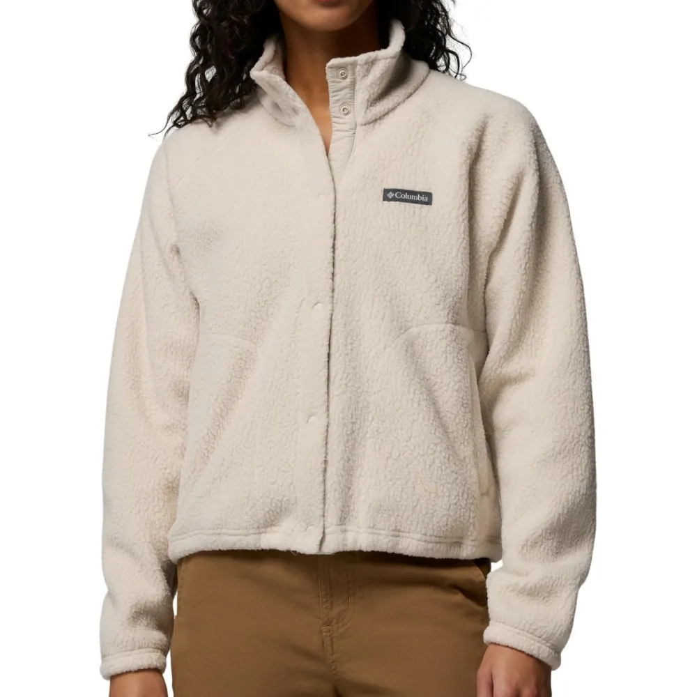 - Woen' Japer Ridge Pebbed Feece Fu nap - Feecejacke < Columbia Best