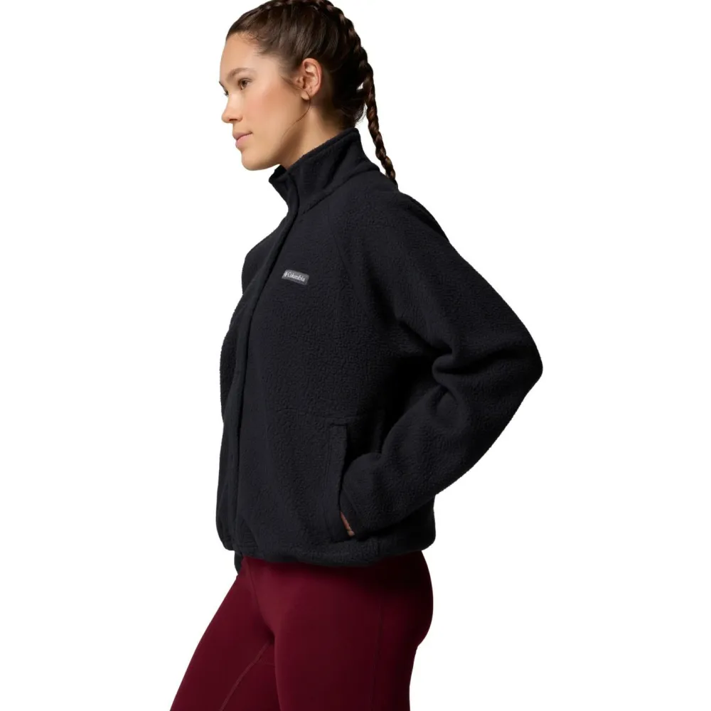 - Woen' Japer Ridge Pebbed Feece Fu nap - Feecejacke < Columbia Best