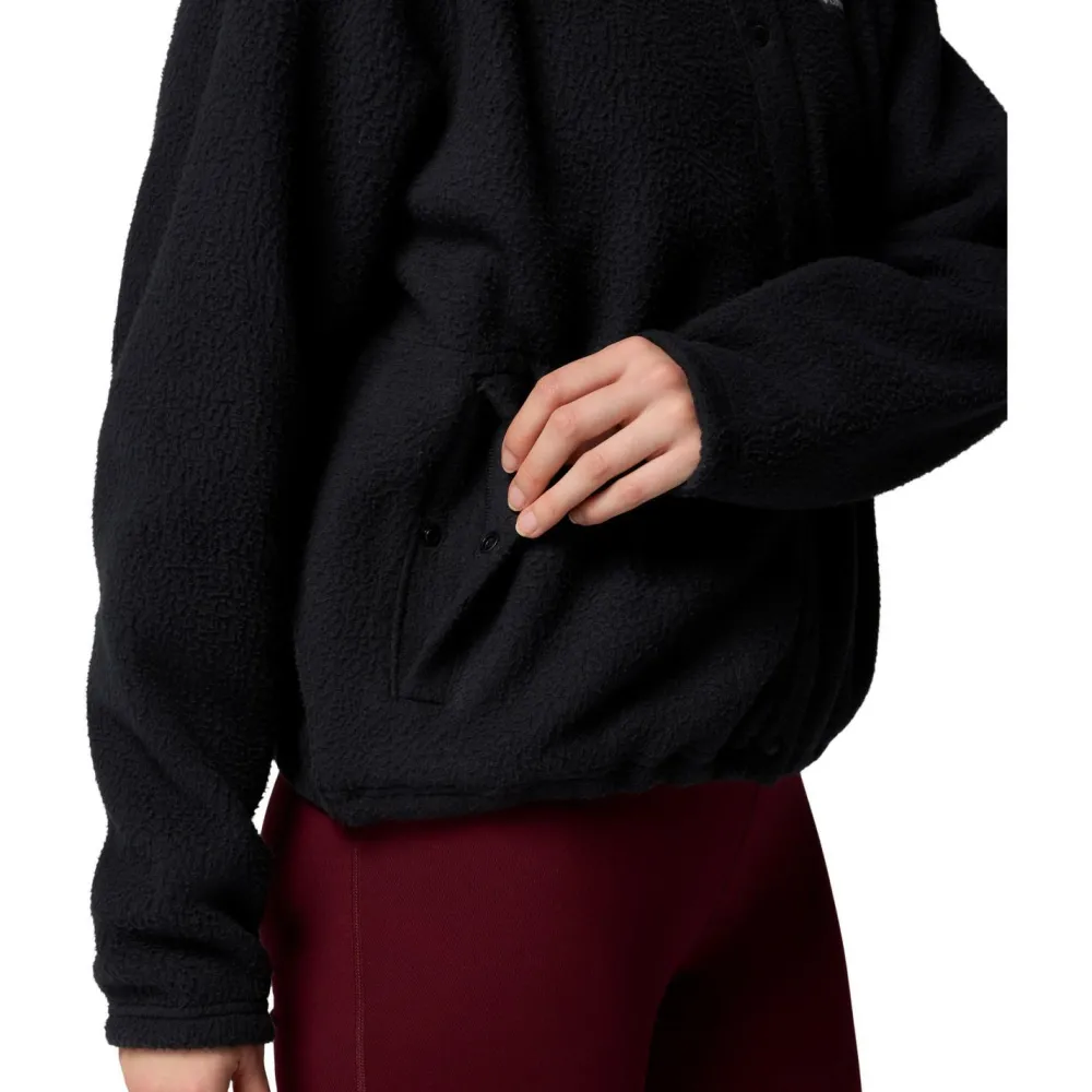 - Woen' Japer Ridge Pebbed Feece Fu nap - Feecejacke < Columbia Best