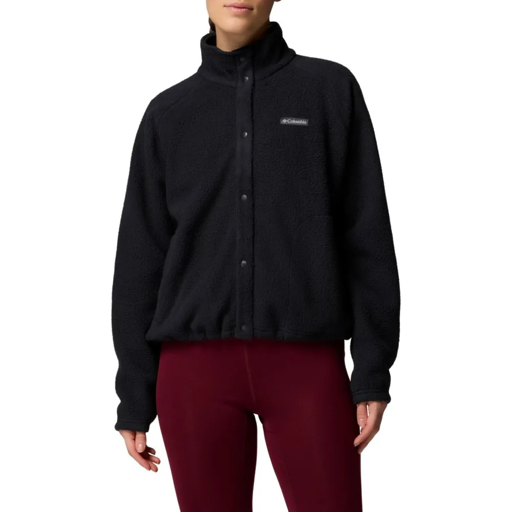 - Woen' Japer Ridge Pebbed Feece Fu nap - Feecejacke < Columbia Best