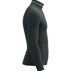 Compressport Laufbekleidung|Shirts, Hemden & Longsleeves-- 3D Thermo Half Zip L/S Top - Laufshirt Black