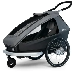 Croozer Fahrradzubehör|Fahrradanhänger-- Kid Keeke 1 - Kinderanhänger Mountain Grey
