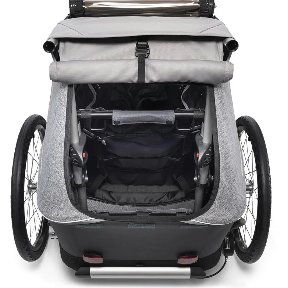 Croozer Fahrradzubehör|Fahrradanhänger-- Kid Keeke 1 - Kinderanhänger Mountain Grey