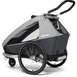 Croozer Fahrradzubehör|Fahrradanhänger-- Kid Keeke 1 - Kinderanhänger Mountain Grey