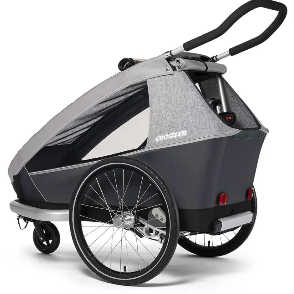 Croozer Fahrradzubehör|Fahrradanhänger-- Kid Keeke 1 - Kinderanhänger Mountain Grey