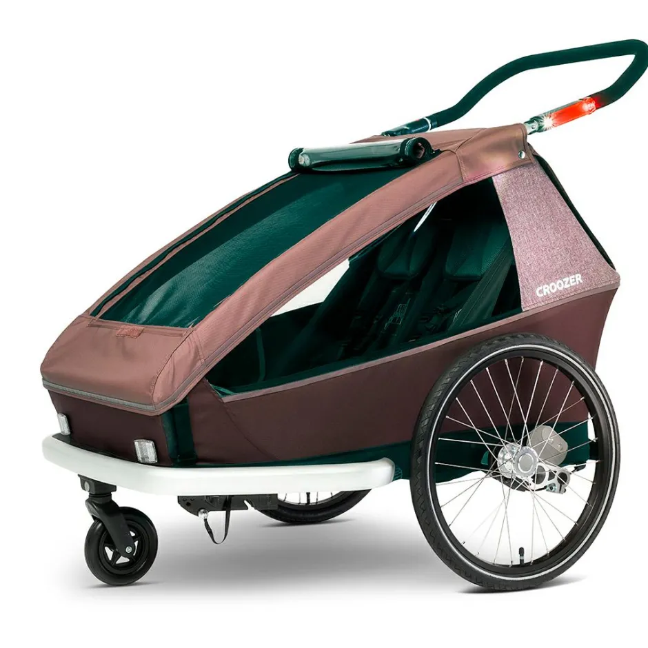 Croozer Fahrradzubehör|Fahrradanhänger-- Kid Vaaya 2 - Kinderanhänger Berry