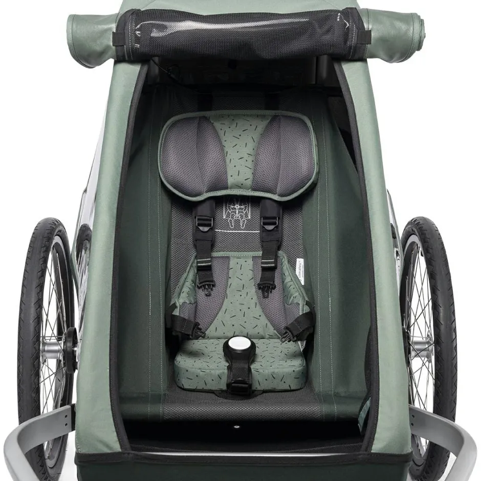 Croozer Fahrradzubehör|Fahrradanhänger-- Sitzstütze Asphalt Grey