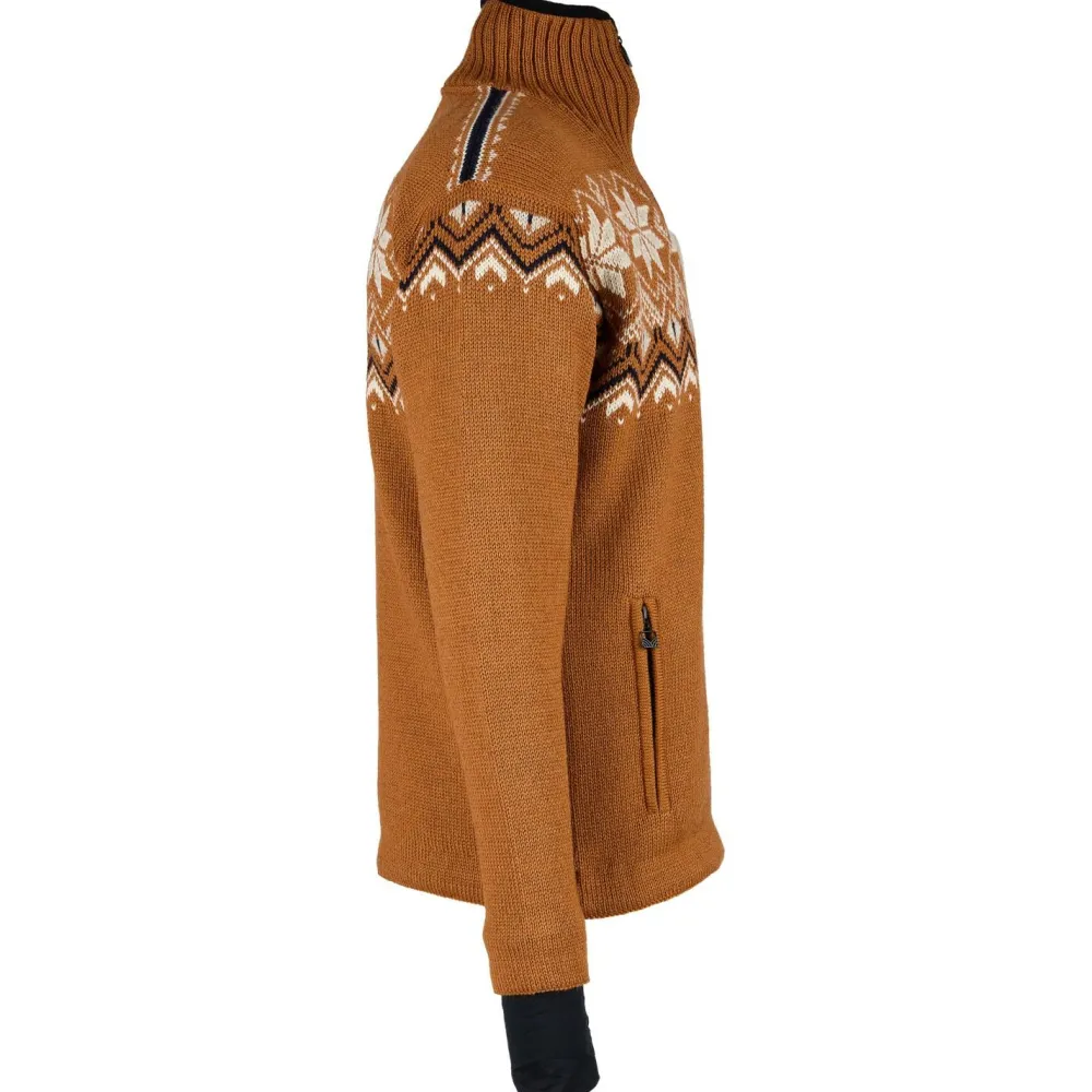 Dale of Norway - Fongen WP Sweater - Wollpullover Navy / Off White / Red Rose / Indigo