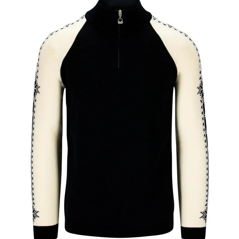 Dale of Norway - Geilo Sweater - Wollpullover Black / Off White Hot