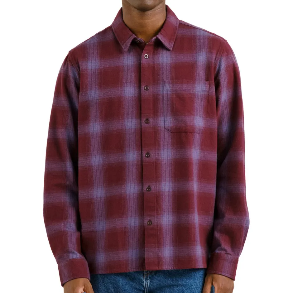 DEDICATED Shirts, Hemden & Longsleeves|Alltagsbekleidung-- Shirt Rute Flannel Shadow Check - Hemd