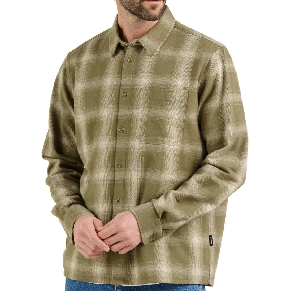 DEDICATED Shirts, Hemden & Longsleeves|Alltagsbekleidung-- Shirt Rute Flannel Shadow Check - Hemd