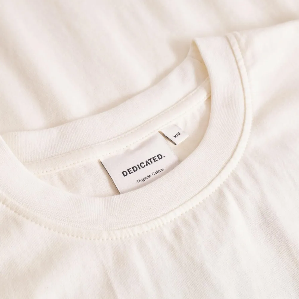 DEDICATED - T-Shirt Stockholm Cut Out Trout - T-Shirt Off-White Clearance