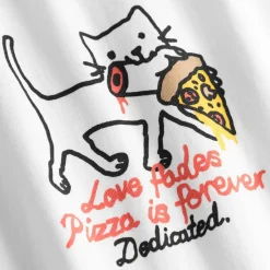 DEDICATED T-Shirts|Shirts, Hemden & Longsleeves-- T-Shirt Stockholm Pizza Love - T-Shirt White