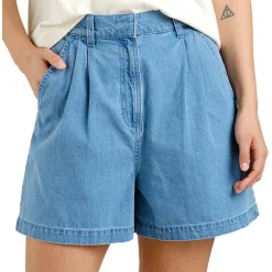 DEDICATED - Women's Shorts Djupvik Denim - Shorts Light Blue