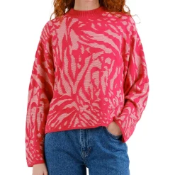 DEDICATED Pullover & Hoodies|Alltagsbekleidung-- Women's Sweater Limhamn Animal - Pullover True Red