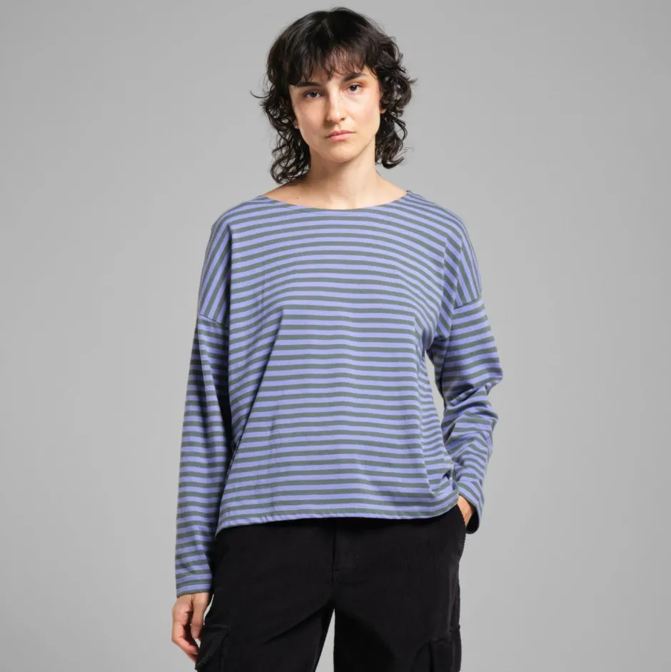 DEDICATED - Woen' Top Hueda tripe - ongeeve