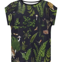 DEDICATED - Women's T-Shirt Visby Secret Garden - T-Shirt Multi Color Discount