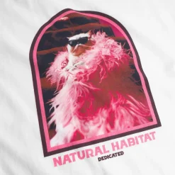 DEDICATED - Women's T-Shirt Visby Natural Habitat - T-Shirt White Clearance